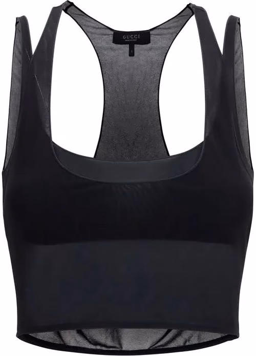 Gucci Black Viscose Blouse