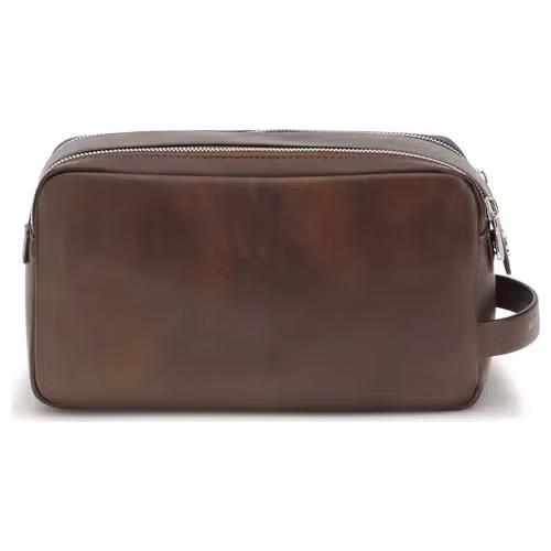 Brunello Cucinelli Brown Calf Leather Bos Taurus Wallet