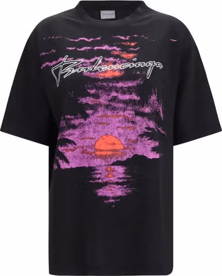 Black Cotton T-Shirt