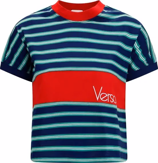 Versace Multicolor Cotton T-Shirt