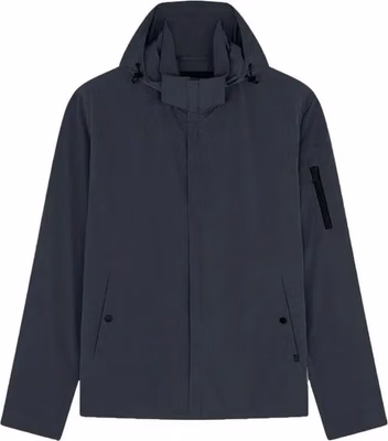 Gray Nylon Shell Jacket