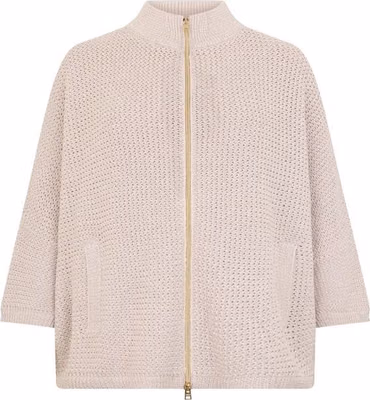 Beige Cotton Cardigan