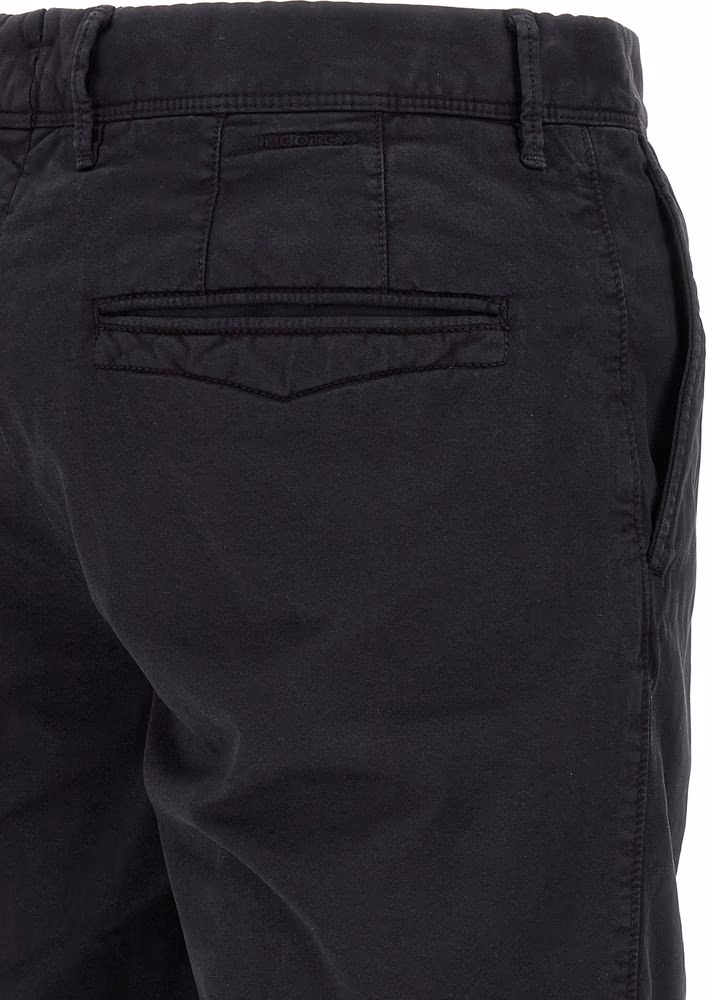 Incotex Blue Cotton Bermuda Shorts