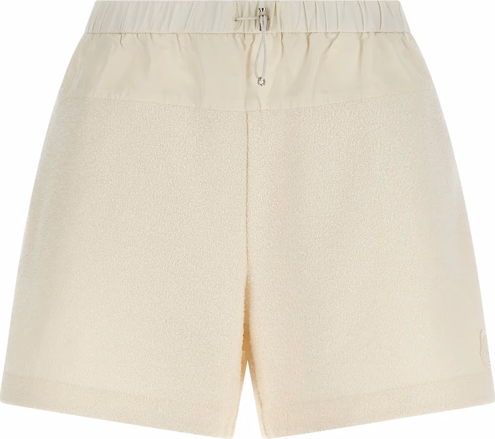 Moncler White Polyester Bermuda Shorts