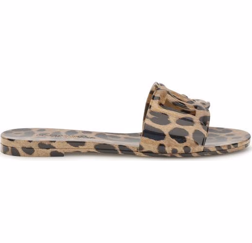 Dolce & Gabbana Multicolor Rubber Flat Sandals