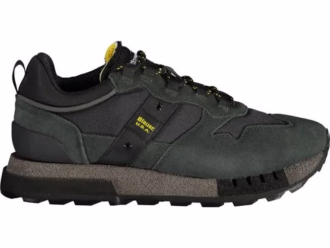Blauer Black Polyethylene Men Sneaker
