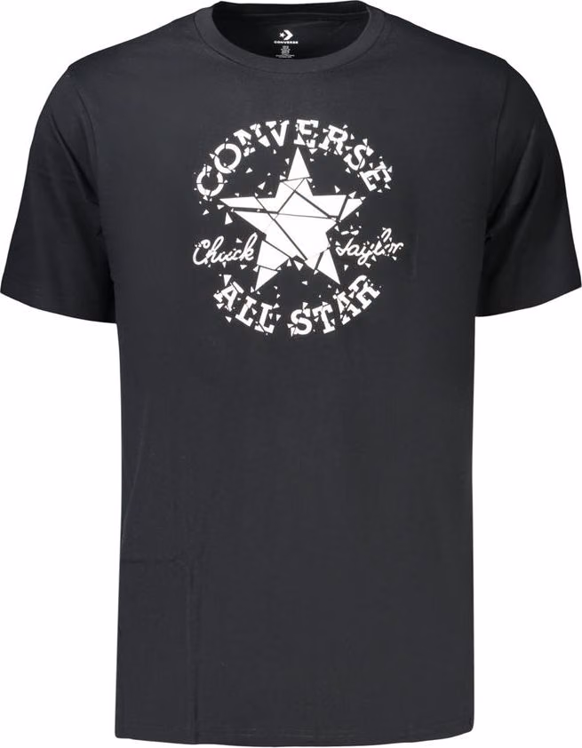 Converse Black Cotton Men's T-Shirt