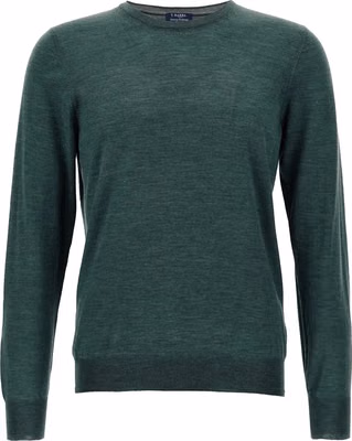 Bicolor Wool Cardigan
