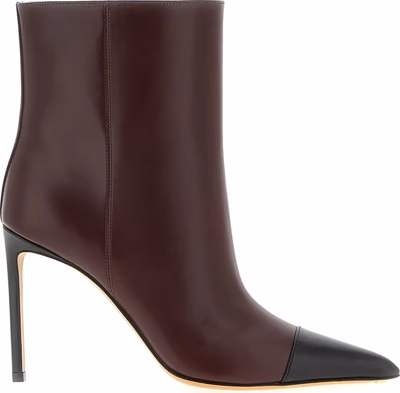 Bordeaux Goatskin Ankle Boots