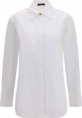 White Cotton Dress Shirt