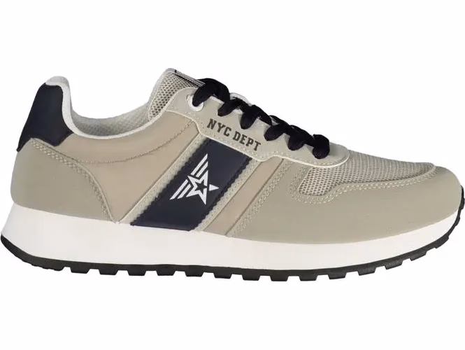 Avirex Beige Polyurethane Mens Sneaker