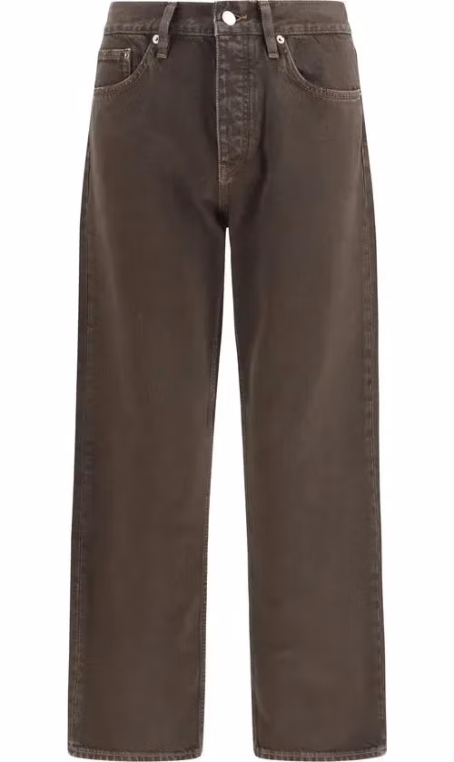 Sunflower Brown Cotton Relaxed Fit Jeans