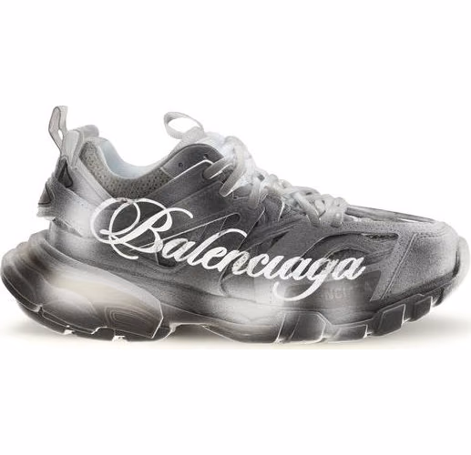 Balenciaga Gray Polyamide Athletic Sneakers