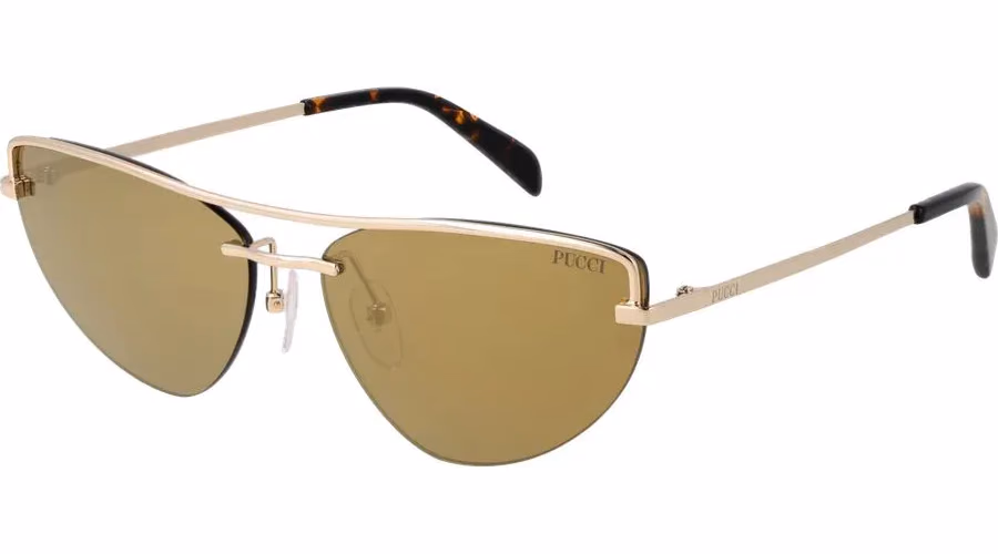 Emilio Pucci Gold Metal Sunglasses