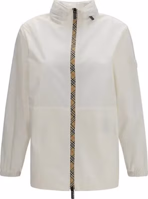 White Polyamide Shell Jacket