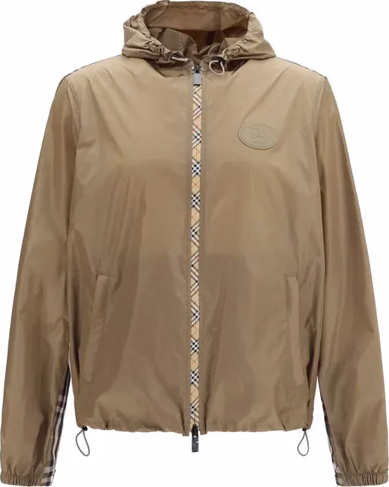 Burberry Brown Nylon Shell Jacket
