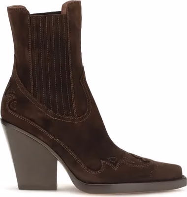 Brown Calf Leather Bos Taurus Ankle Boots