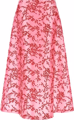 Multicolor Polyester Mini Skirt