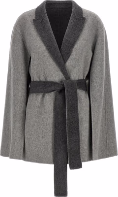 Gray Wool Cardigan