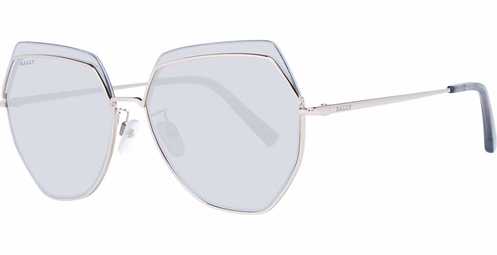 Bally Rose Gold Metal Sunglasses