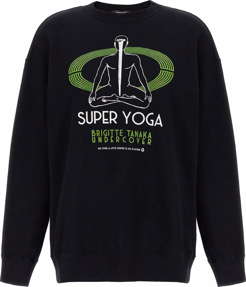 Undercover Black Cotton Sweatshirt