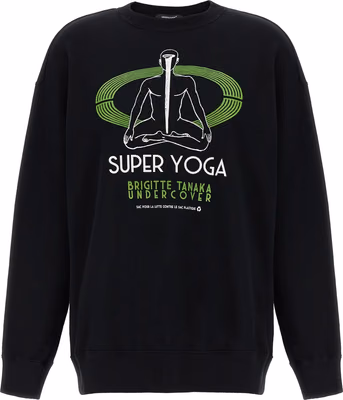 Black Cotton Sweatshirt