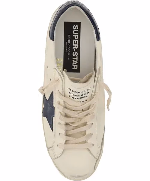 Golden Goose White Goatskin Low Top Sneakers