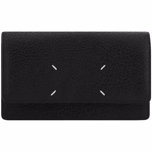 Maison Margiela Black Calf Leather Bos Taurus Wallet