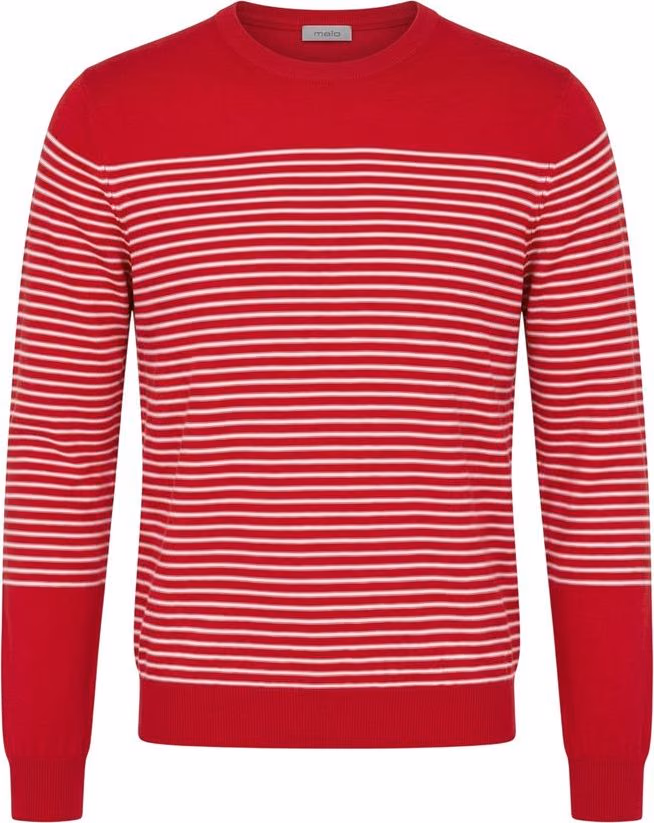 Malo Red Cotton Men Sweater