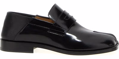 Black Calfskin Slip-On Loafers