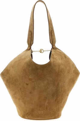 Brown Calfskin Tote Bag