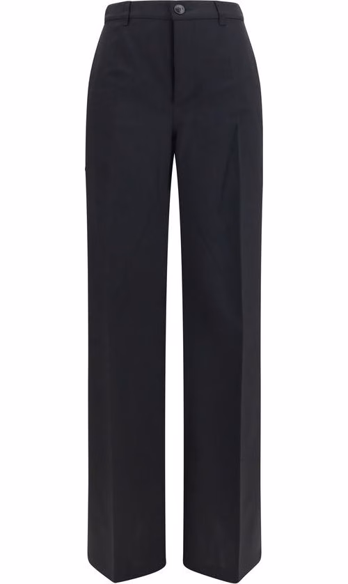 Rick Owens Black Wool Oves Aries Dress Pants