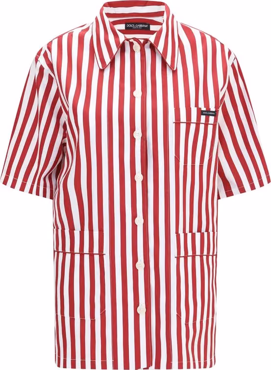 Dolce & Gabbana Multicolor Cotton Pattern Shirt