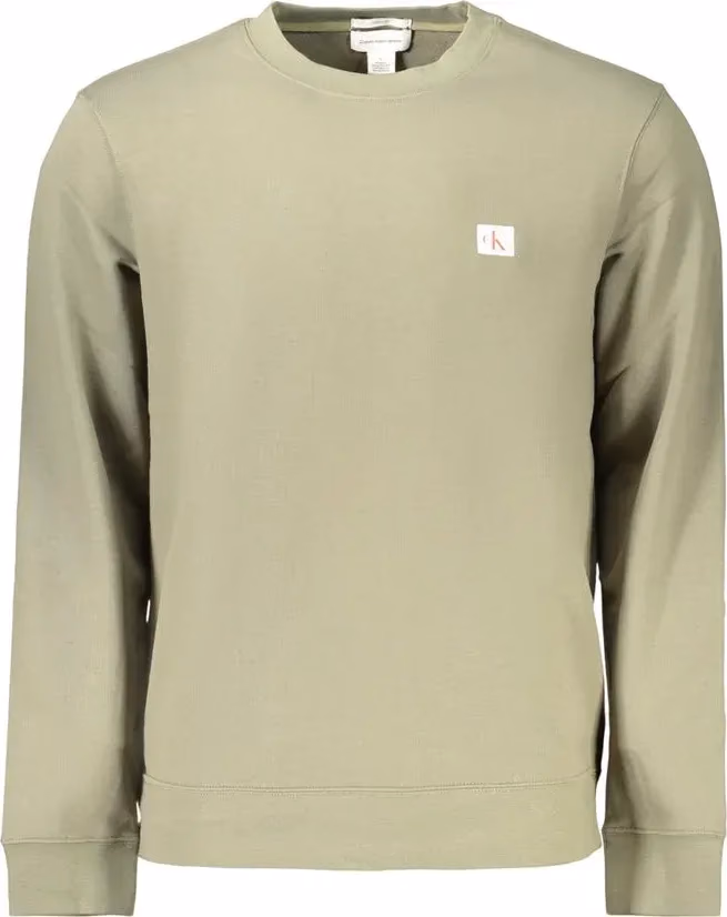 Calvin Klein Green Cotton Mens Sweatshirt