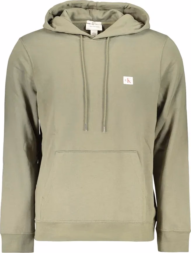 Calvin Klein Green Cotton Men's Hoodie