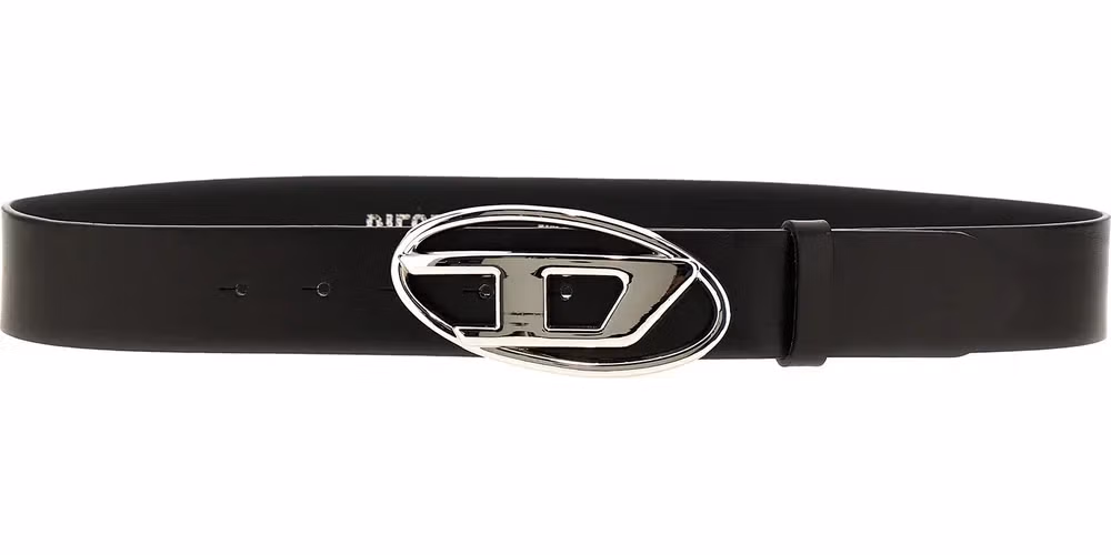 Diesel Black Other Fibres Regular Belt