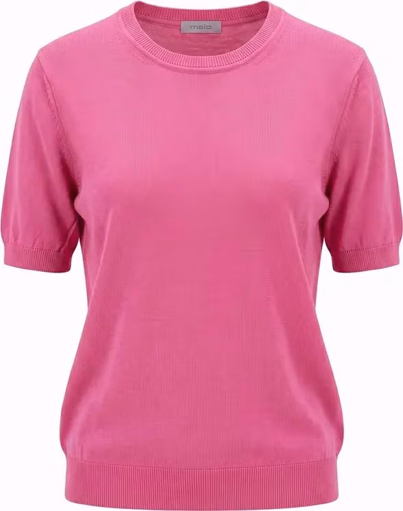 Malo Pink Cotton Women Sweater