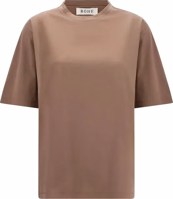 Rohe Brown Cotton T-Shirt