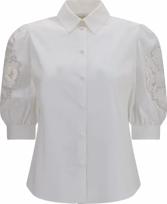 Valentino Garavani White Cotton Blouse
