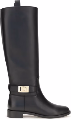 Black Calf Leather Bos Taurus Boots