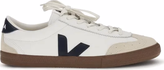 Veja White Calf Leather Bos Taurus Athletic Sneakers