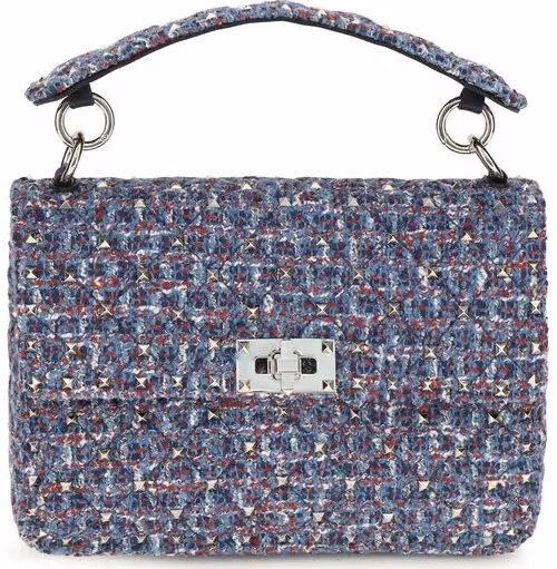 Valentino Garavani Blue Fabric Handbag