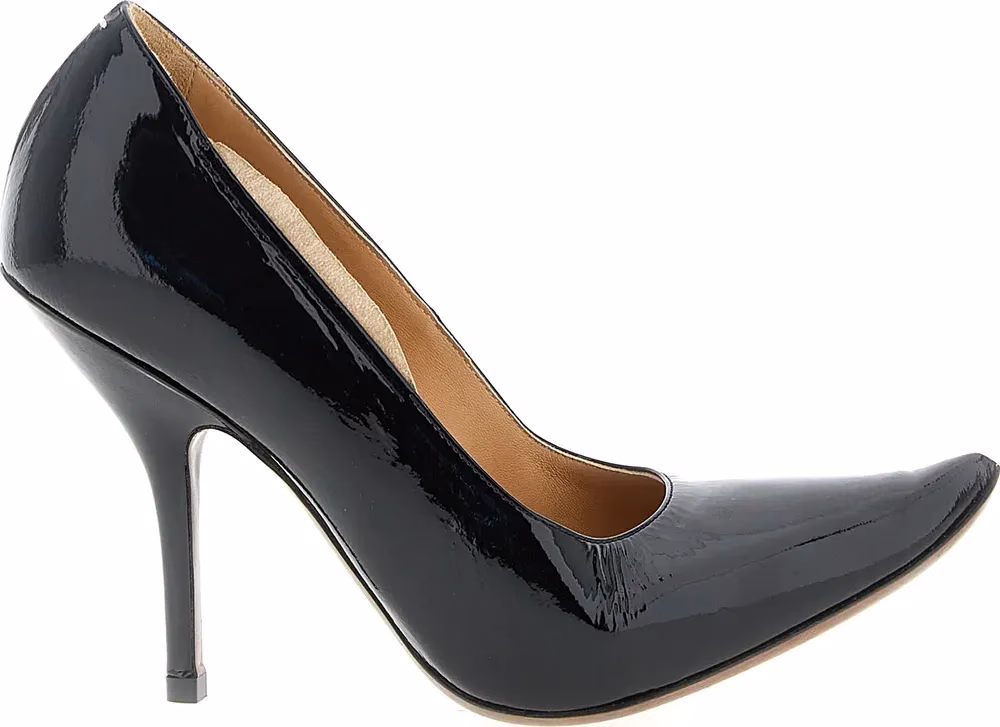 Maison Margiela Black Calfskin High Heel Pumps