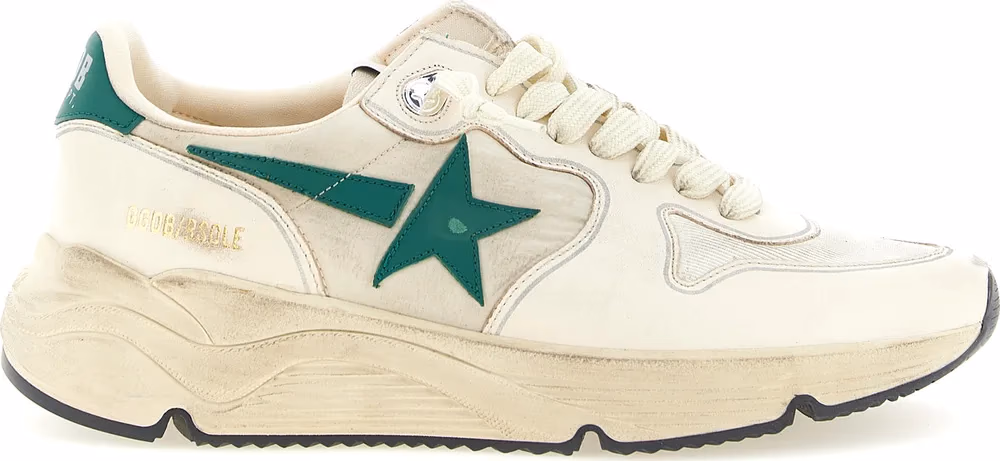 Golden Goose Bicolor Leather Athletic Sneakers