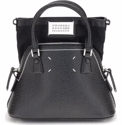 Black Calf Leather Bos Taurus Handbag