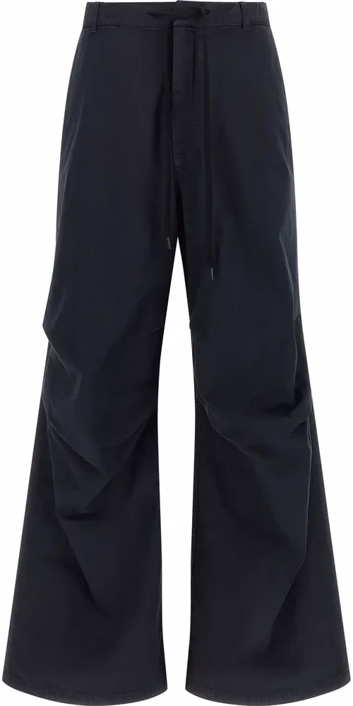 MM6 Maison Margiela Blue Cotton Casual Pants