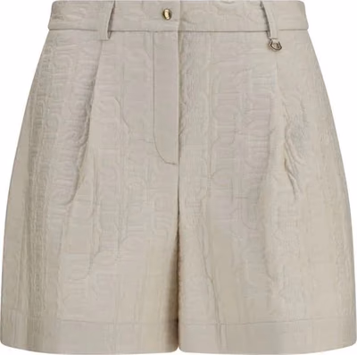 Beige Polyamide Bermuda Shorts