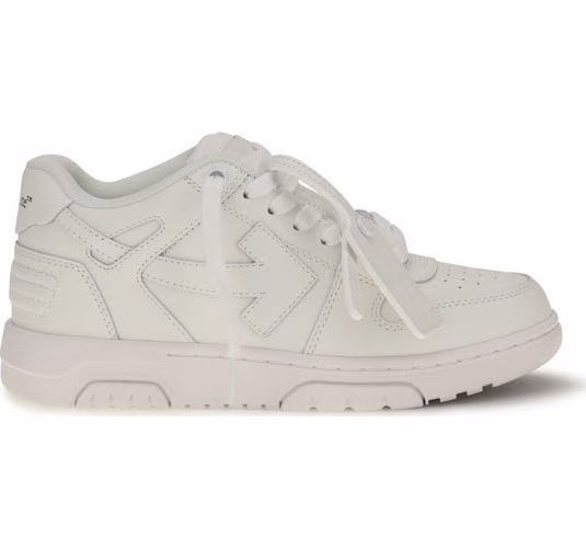 Off-White White Calf Leather Bos Taurus Low Top Sneakers