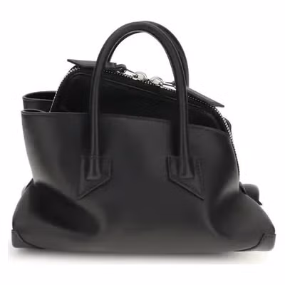 Black Calf Leather Bos Taurus Handbag