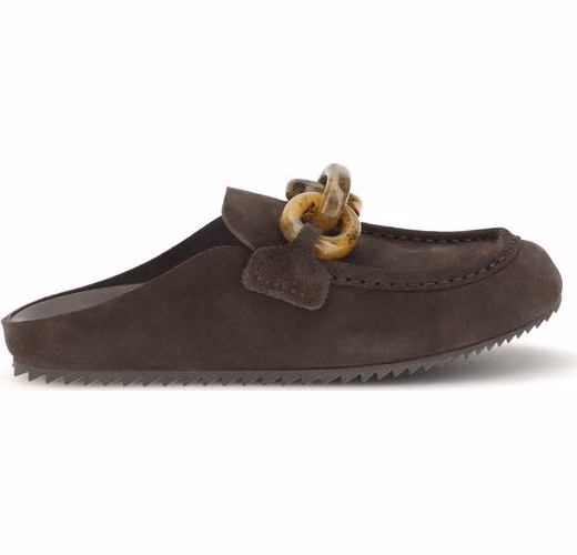 Pedro García Brown Calf Leather Bos Taurus Mules